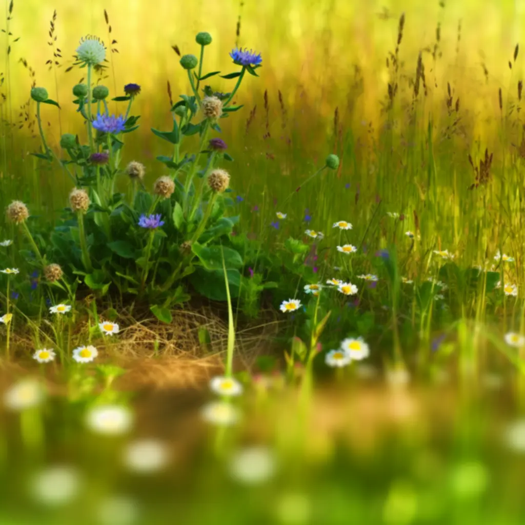 Őshonos mezei virágok: magyar lila és genciána